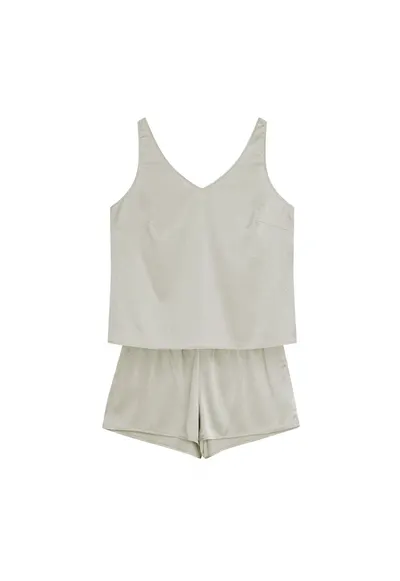 Pijamale de dama Renne turcoaz deschis - Abstract