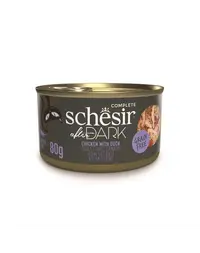 Hrană pisici cu pui și rață Schesir After Dark în supă 80 g