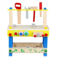 Banc de Lucru Multifunctional din Lemn - 48 Piese Montessori - Nurio