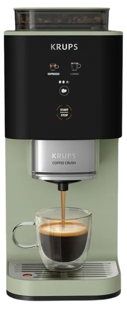 Automat de cafea Krups - Coffee Crush, SA401LE0, 15 bar, 1.8 l, verde