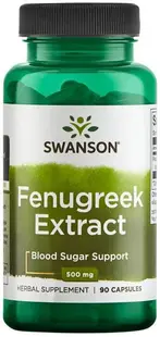 Fenugreek Extract, 500 mg, 90 capsule, Swanson