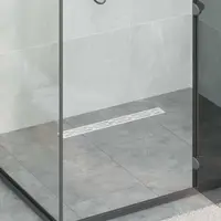 vidaXL Scurgere pentru duș cu design pe linie și sifon de 360° 60 cm