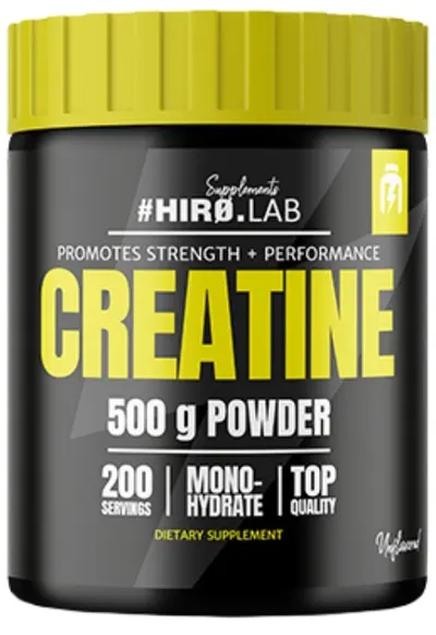 Creatine Monohydrate Powder, fără gust, 500 g, Hero.Lab