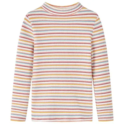 Tricou de copii cu mâneci lungi, ocru, 92