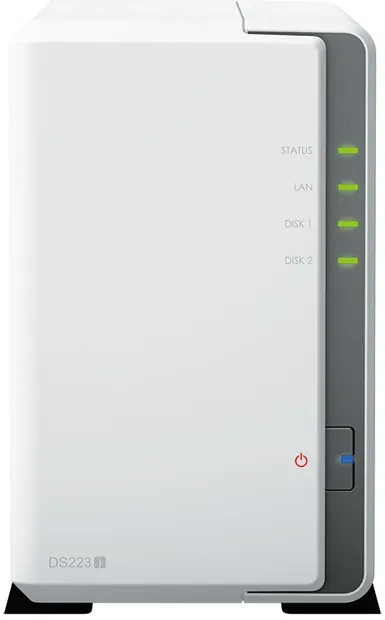Dispozitiv NAS Synology - DiskStation DS223j, 1GB, alb