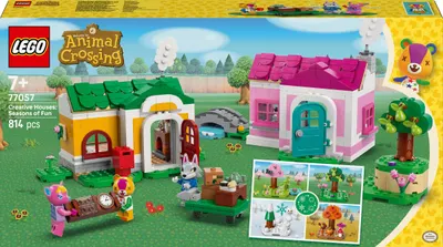 Constructor LEGO Animal Crossing - Case creative: Anotimpuri ale distracției (77057)