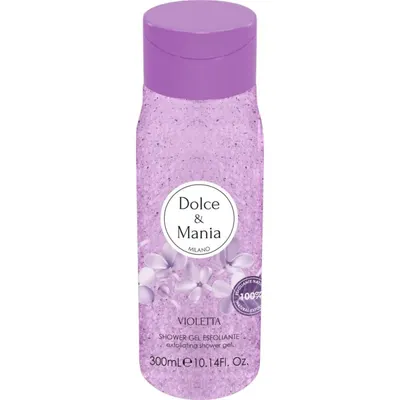 Gel Dus Scrub Dolce & Mania, Violete, 300 ml