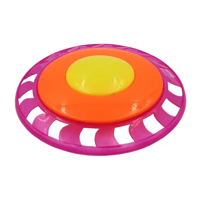 Jucarie disc zburator 16.5 cm roz