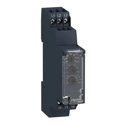 Releu De Control Multifunctional Rm17-Ta - Interval 183 - 528 V C.A. simetrie faze, lipsa faza, ordine faze