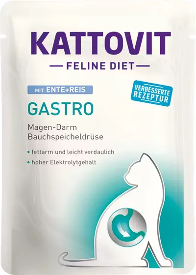 Plic Kattovit Gastro, Rata si Orez, 85 g