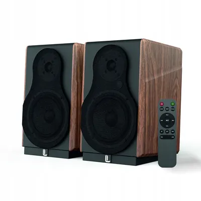 Sistem audio Laudberg - M1, 2.0, negru/maro
