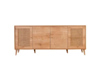 Comoda HAZERAN, stejar, 180x41x81 cm