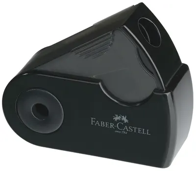 Mini ascuțitoare de creioane Faber-Castell - negru
