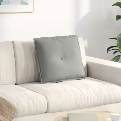 vidaXL Perna pentru spate Gri deschis 50 x 45 cm