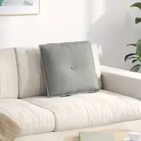 vidaXL Perna pentru spate Gri deschis 50 x 45 cm