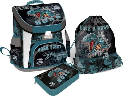 Set școlar Lizzy Card Dino Cool Boss - 3 în 1