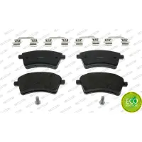 Set placute frana, frana disc FERODO FDB4185
