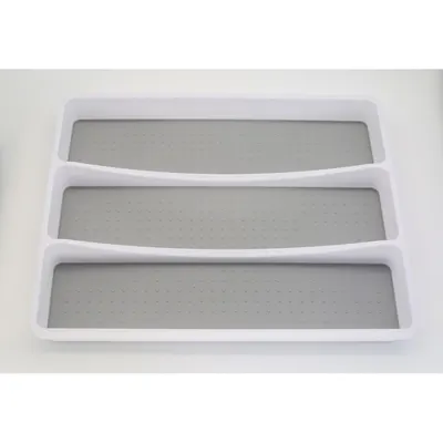 Organizator din plastic gri pentru sertar 41 x 33 cm - Addis