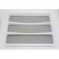 Organizator din plastic gri pentru sertar 41 x 33 cm - Addis