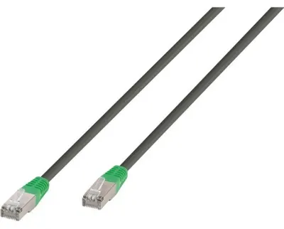 Cablu de rețea Vivanco - 45913, RJ45/RJ45, 10m, gri/verde