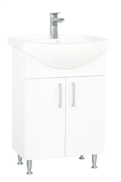 Set Baza si Lavoar seria 005, eco, 56 cm, alb