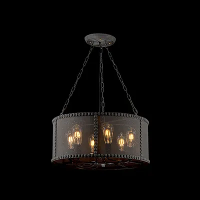 Candelabru Carter 6xe27 Negru D580mm