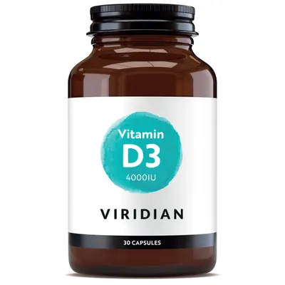Vitamina D3 4000 UI 30 capsule, Viridian