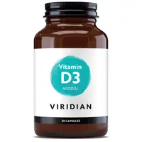 Vitamina D3 4000 UI 30 capsule, Viridian