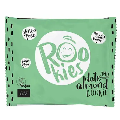 Rookies cu migdale si curmale bio 40g Rookies