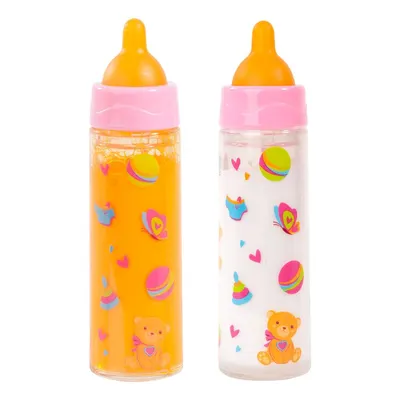 Set 2 biberoane de jucarie pentru papusi Bayer