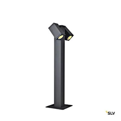 THEO borna luminoasa, modul dublu 230V IP44 antracit