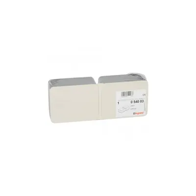 Metal Montaj incastrat box pentru installation in concrete floor - 2 x 4 module