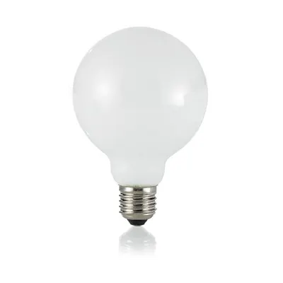 Bec LED Globo alb, dulie E27, 8 W - 3000 K, lumina calda, D: 95 mm