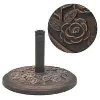 Gossi suport umbrela de soare, rasina, rotund, bronz, 9 kg