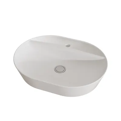 Lavoar pe blat alb Celesta Vista 60 x 45 x 11.5 cm ceramica