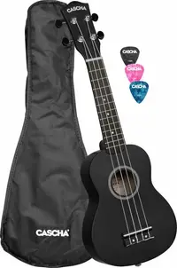 Ukulele soprano Cascha - HH 3960, negru