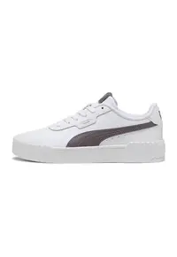 Pantofi sport Carina 3.0 de piele cu garnituri de piele ecologica - Alb/Maro