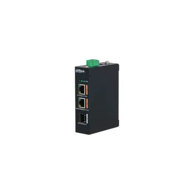 Switch industrial PoE Dahua PFS3103-1GT1ET-60-V2, 3 porturi, Hi-PoE 60W, SFP, 7.6 Gbps, fara management