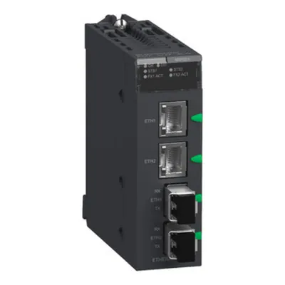 Modul de conversie a fibrelor Singlemode / Cupru RJ45 2 cai 100Mb/s