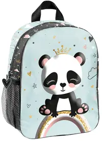 3D Ghiozdan pentru grădiniță Paso Panda - Rainbow, cu 1 compartiment