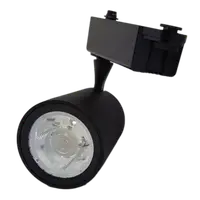 Spot Sina Negru 30W=300W, 3000K, lumina calda