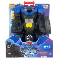 Robot cu figurina, Imaginext, Dc Super Friends, Metal Force, Friends Flight Mech, Batman, JDL03