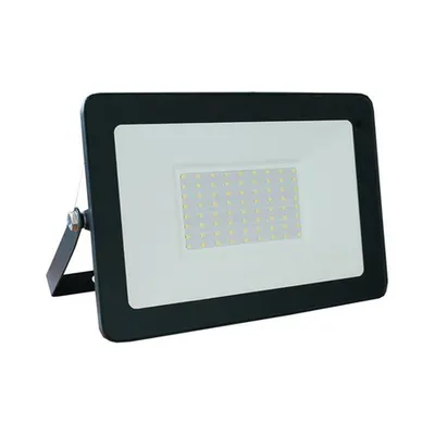 Proiector slim negru cu LED 70W 70W lumina calda 6000lm L 305mm W 205mm h 40mm