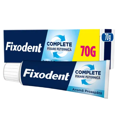 Crema adeziva pentru proteza dentara Original Complete, 70g, Fixodent
