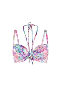 Sutien cu imprimeu si sustinere metalica - Multicolor