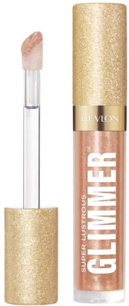 Revlon Super Lustrous Luciu de buze Glimmer Gloss, 04 Happy Hour, 3.8 ml