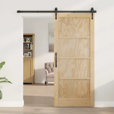 vidaXL Ușă de interior 86 x 198,5 cm placaj natural