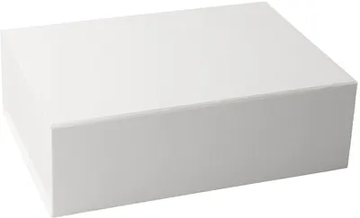 Cutie cadou Gift Box Natural - 20 х 18 х 8 cm, alb