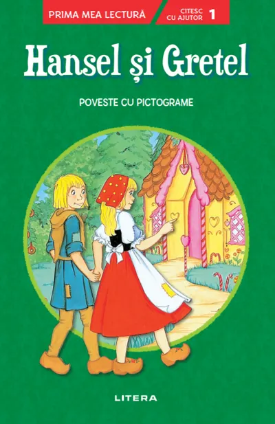 Hansel și Gretel. Poveste cu pictograme. Citesc cu ajutor (nivelul 1)