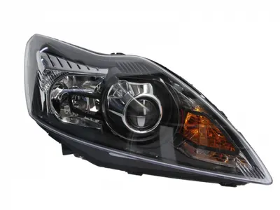 Far Dreapta (D1S H1, electric, cu motor, culoare insert: negru, culoare semnalizator: galben) potrivit FORD FOCUS II, FOCUS II KOMBI; FORD USA FOCUS